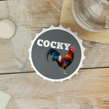 Cocky Magnetic Dual Bottle Opener