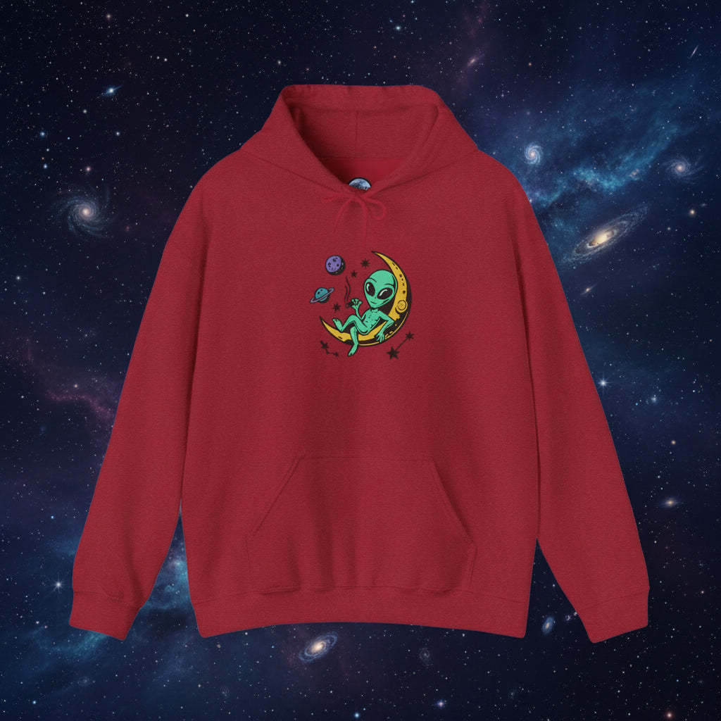 420 Alien Comfy Hoodie
