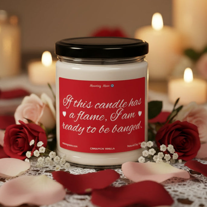 Flame Bang Non-Toxic Soy Candle, 9oz