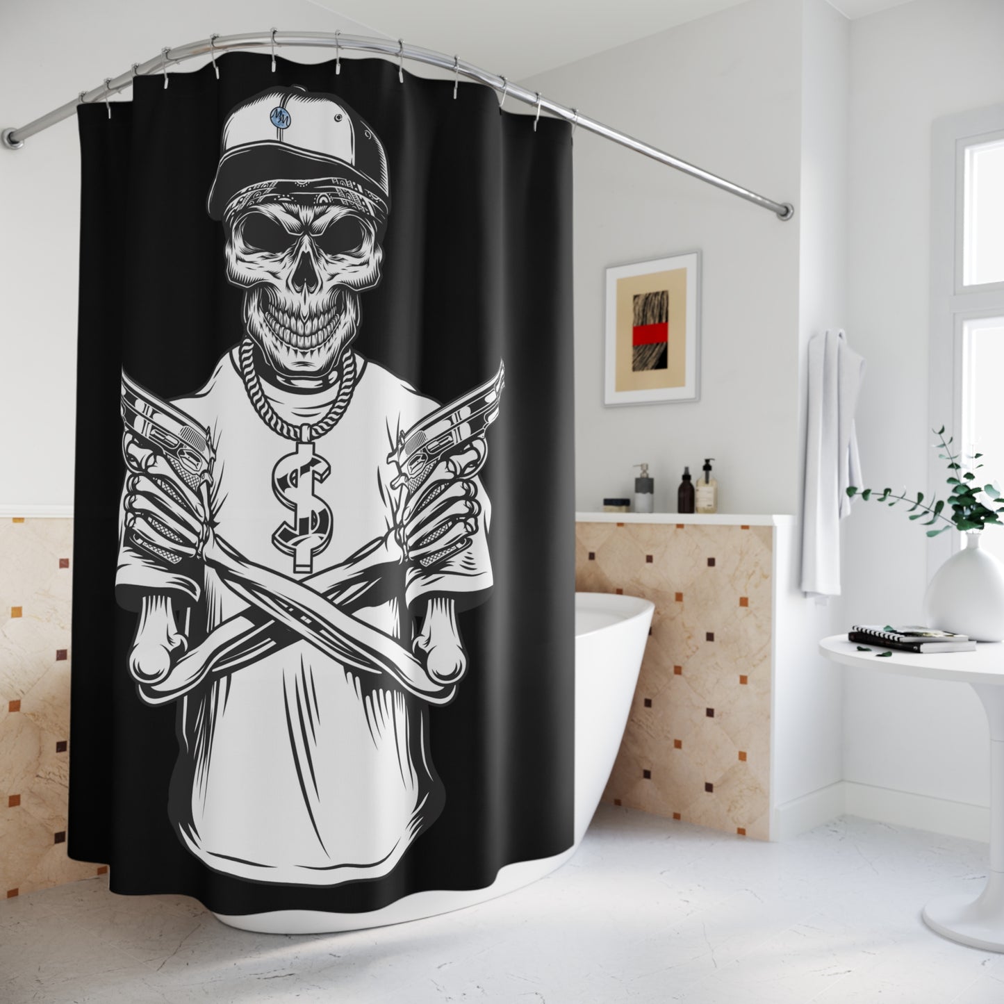SkelaGanagsta Shower Curtain