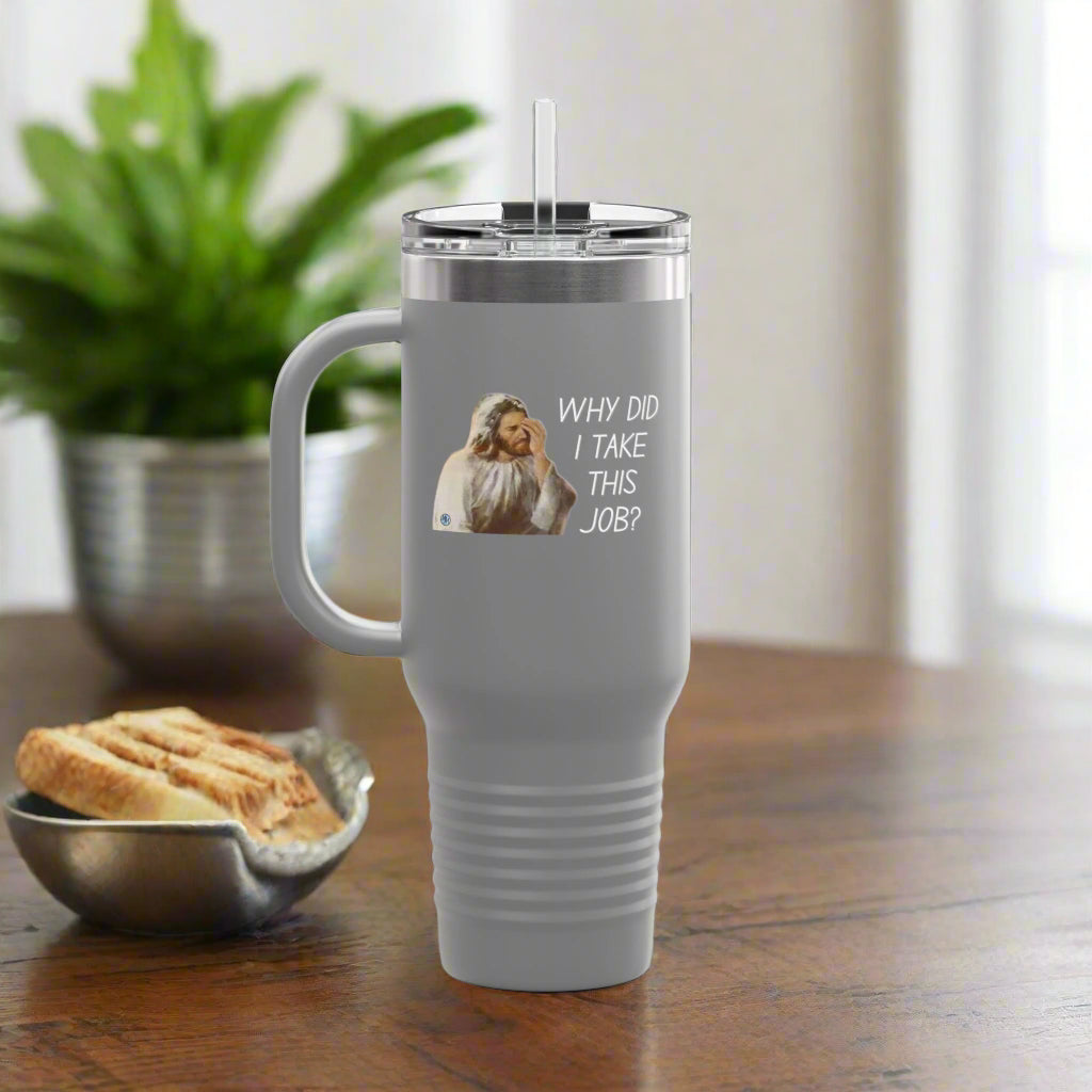 Why This Job Polar Camel Insulated Travel Mug, 40oz
