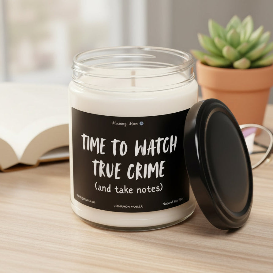 True Crime Non-Toxic Soy Candle, 9oz