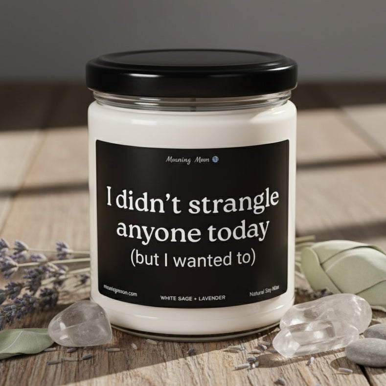 Didn't Strangle Anyone Non-Toxic Soy Candle, 9oz