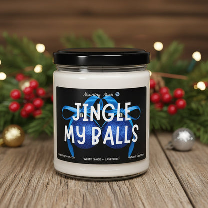 Jingle My Balls Non-Toxic Soy Candle, 9oz