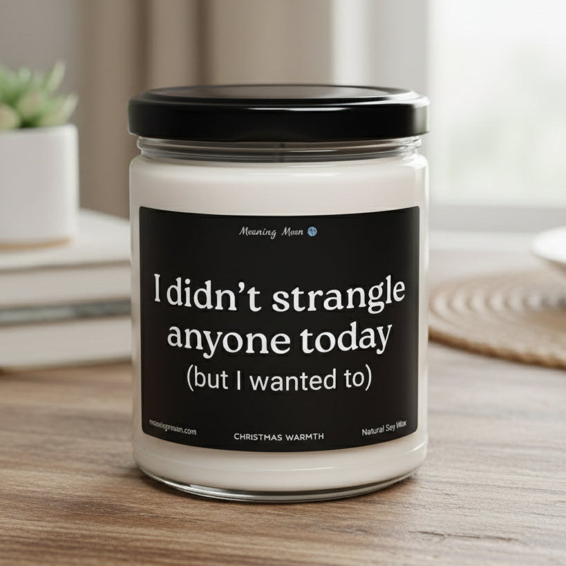 Didn't Strangle Anyone Non-Toxic Soy Candle, 9oz