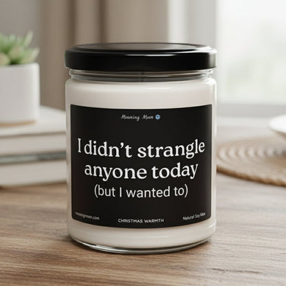 Didn't Strangle Anyone Non-Toxic Soy Candle, 9oz