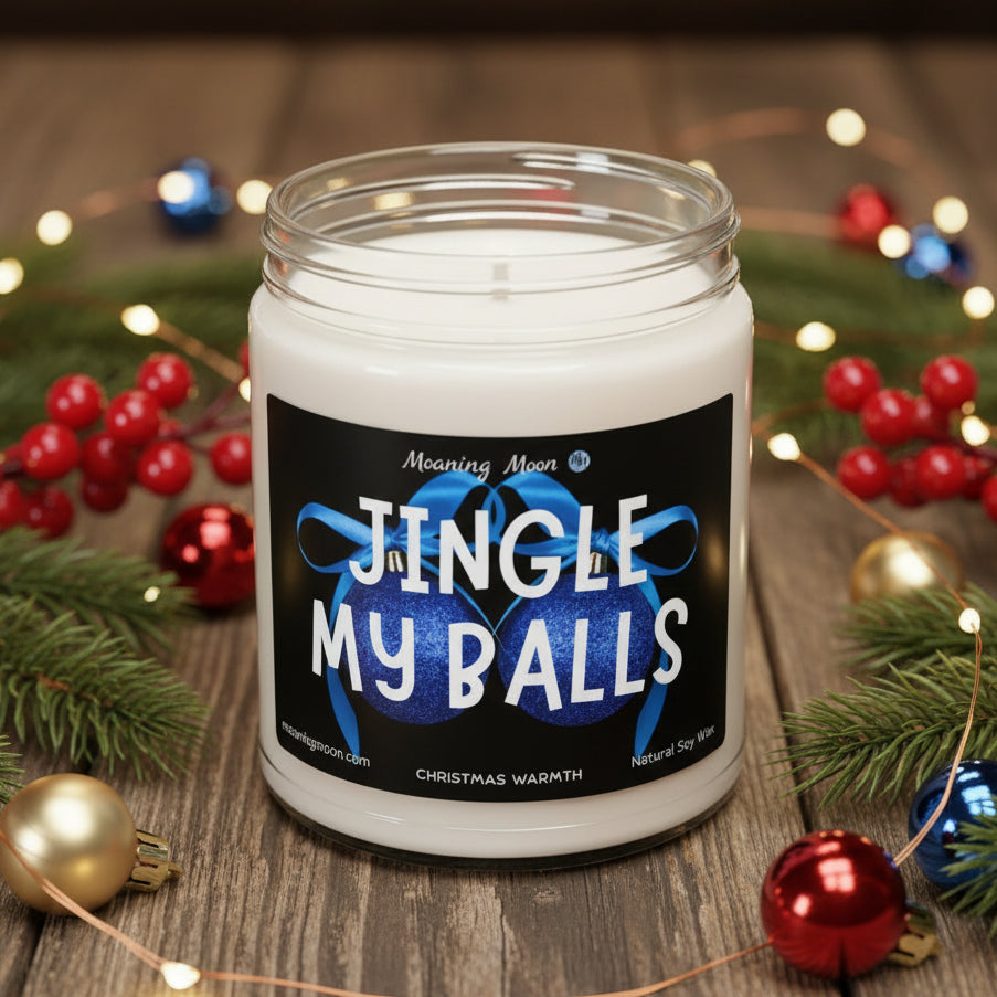 Jingle My Balls Non-Toxic Soy Candle, 9oz