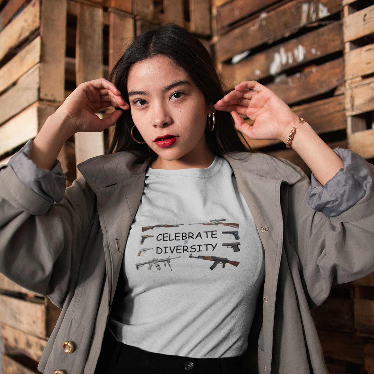 Celebrate Diversity - Guns T-Shirt