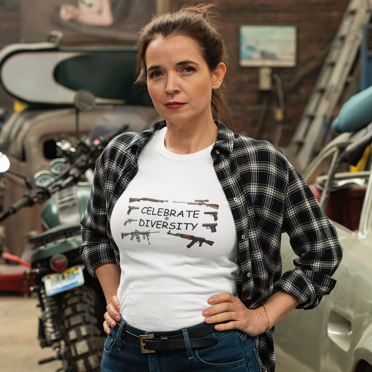 Celebrate Diversity - Guns T-Shirt