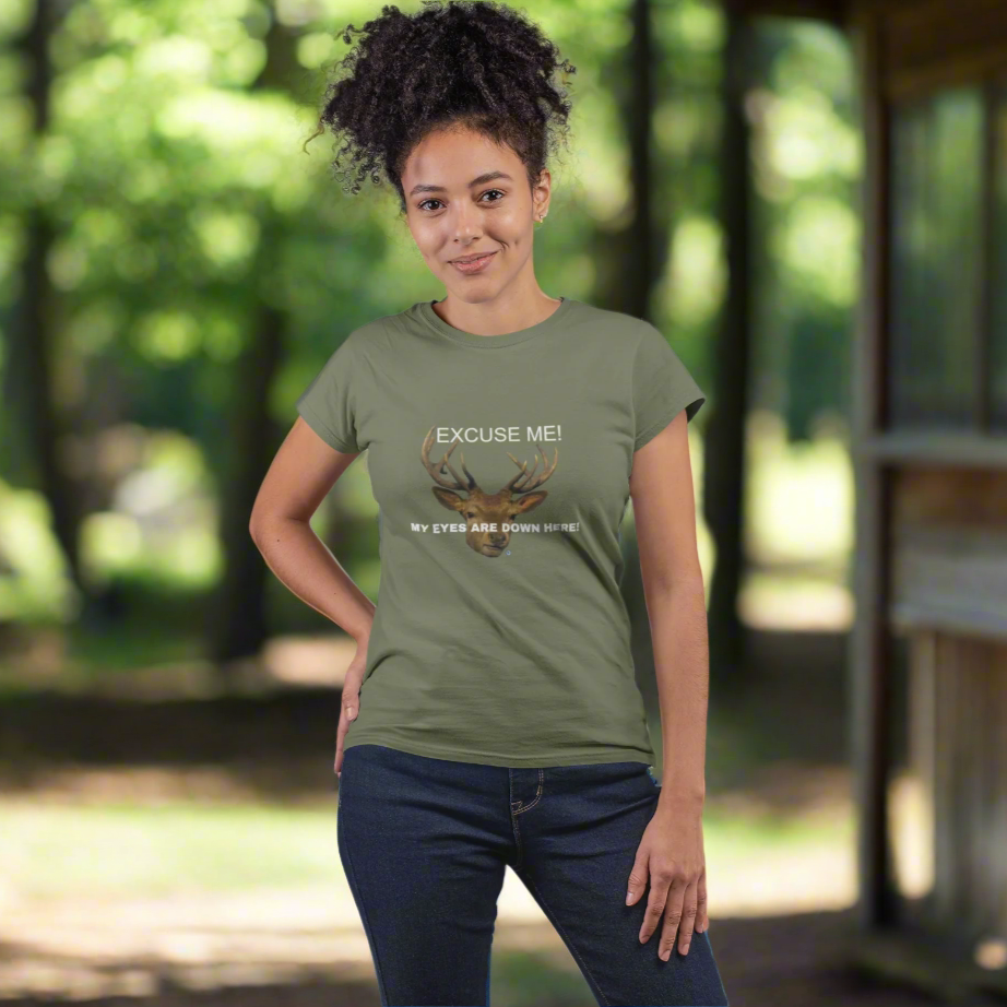 Eyes Down Here - Buck T-Shirt