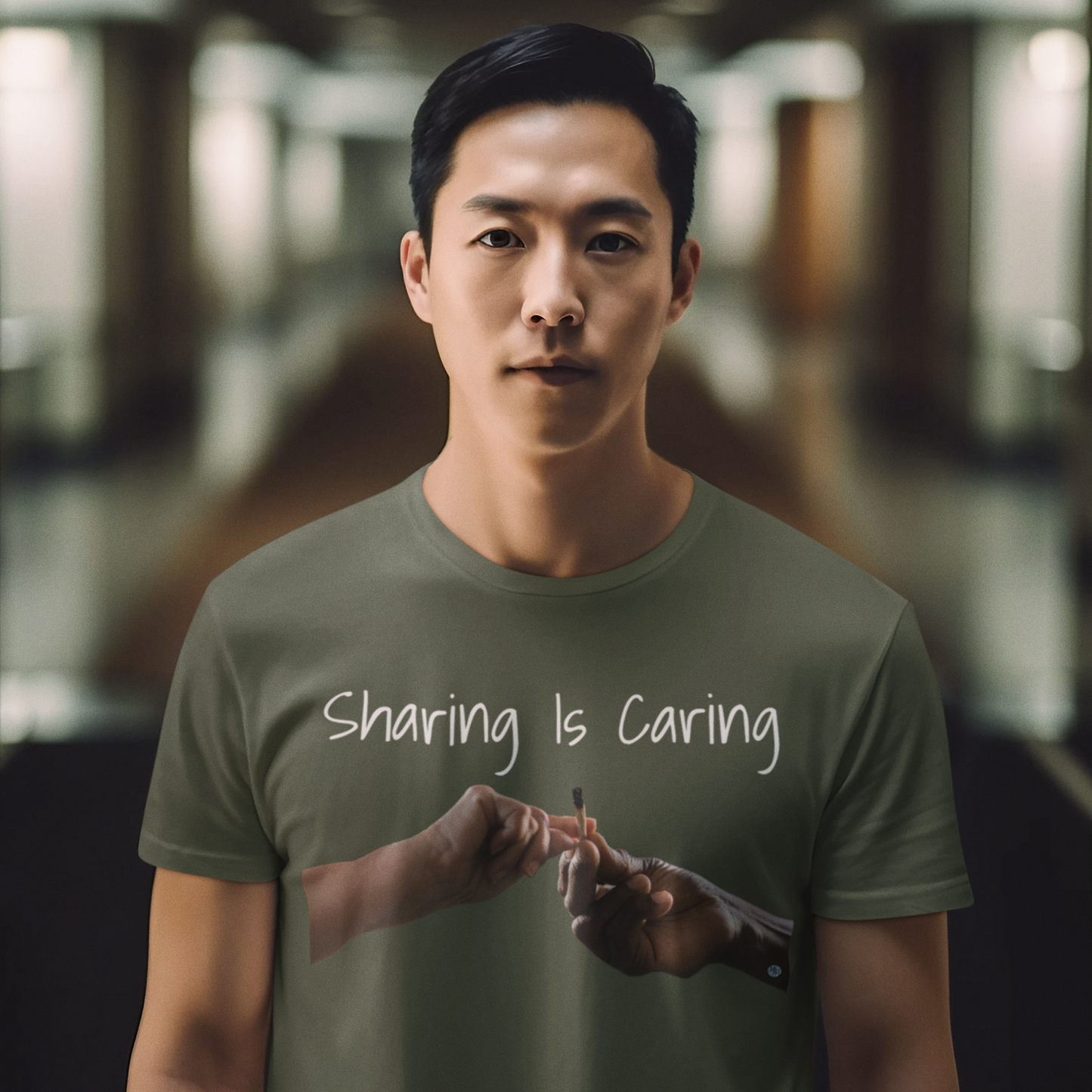 Sharing Is Caring Joint Men's T-Shirt