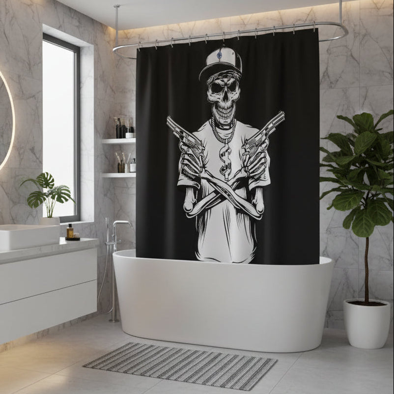 SkelaGanagsta Shower Curtain